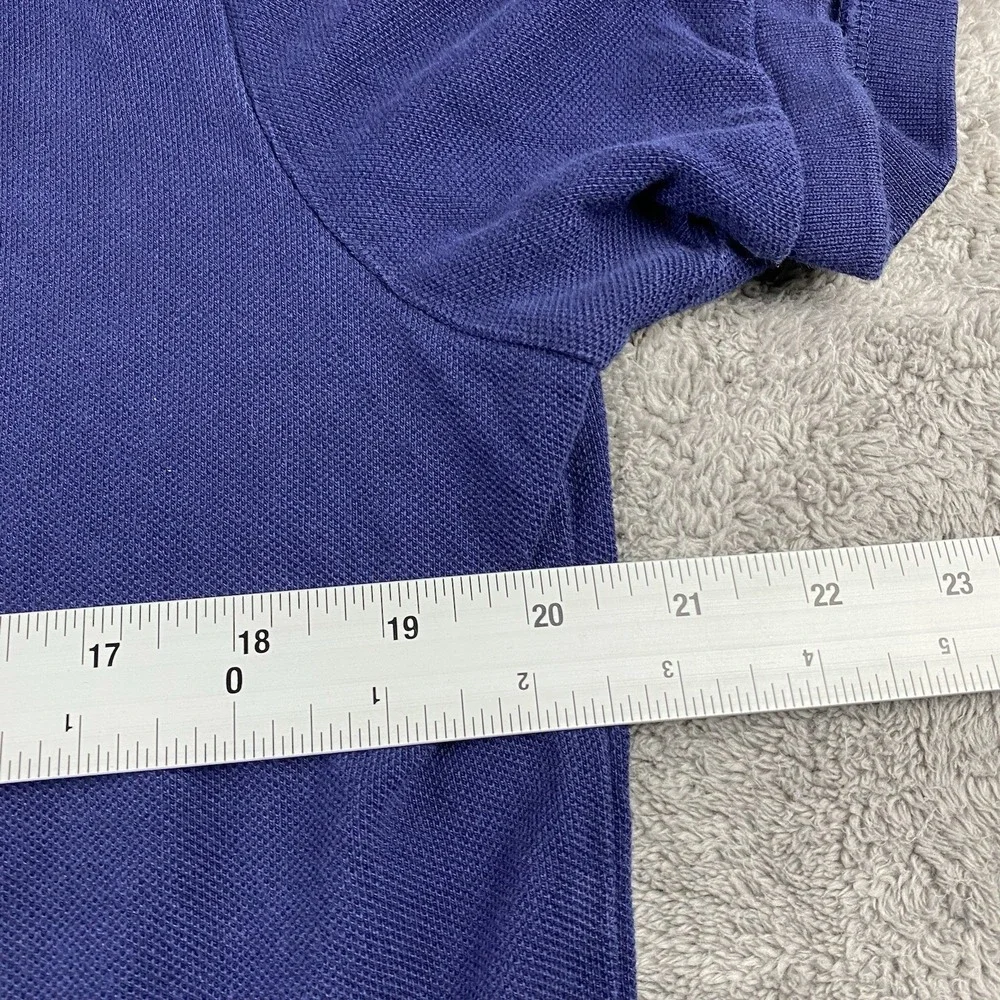 POLO RALPH‎ LAUREN Custom Fit Shirt Mens Large BlueShort Sleeve Knit